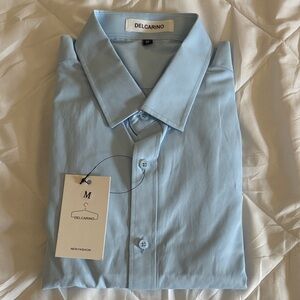 Sky Blue Men's Dress Shirt